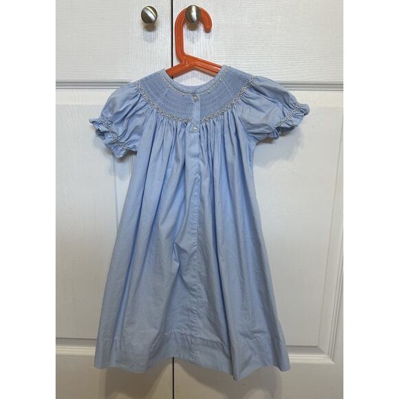 Size 3T Bishop Pumpkin Dress By Stitches Of Faith Thanksgiving - Picture 2 of 7